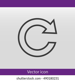 Update icon in flat style. Refresh symbol