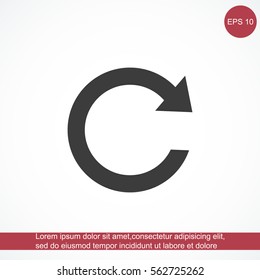 Update icon in flat style. Refresh symbol