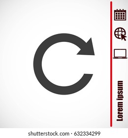Update icon in flat style. Refresh symbol