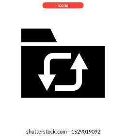 update icon isolated sign symbol vector illustration - high quality black style vector icons
