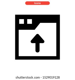 update icon isolated sign symbol vector illustration - high quality black style vector icons
