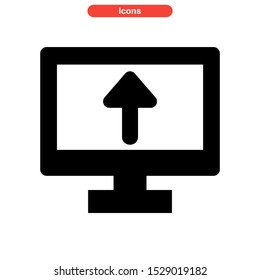 update icon isolated sign symbol vector illustration - high quality black style vector icons
