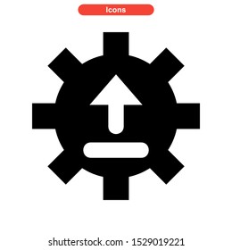 update icon isolated sign symbol vector illustration - high quality black style vector icons
