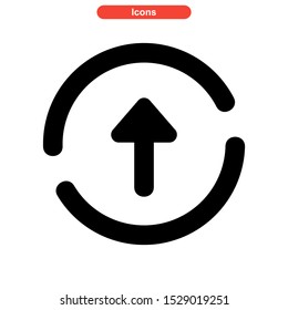 update icon isolated sign symbol vector illustration - high quality black style vector icons
