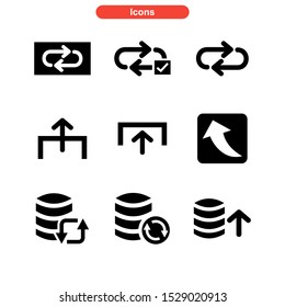 update icon isolated sign symbol vector illustration - Collection of high quality black style vector icons