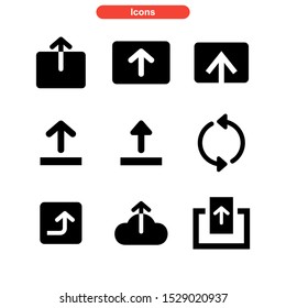 update icon isolated sign symbol vector illustration - Collection of high quality black style vector icons