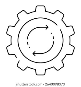 update icon, simple design, vector illustration