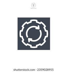 Update icon symbol vector illustration isolated on white background