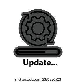 Update icon . system proses icon . vector illustration 10 Eps 