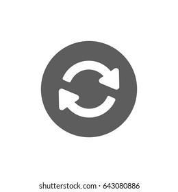 Update Icon in trendy flat style isolated on white background. Award symbol for your web site design, logo, app, UI. Vector illustration, EPS10.