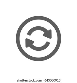 Update Icon in trendy flat style isolated on white background. Award symbol for your web site design, logo, app, UI. Vector illustration, EPS10.