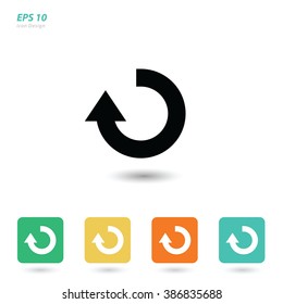 Update Icon vector design 4 color