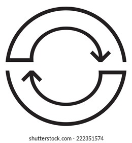 Update icon. Vector Illustration