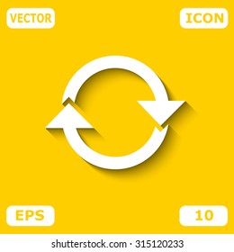 Update icon. Vector illustration