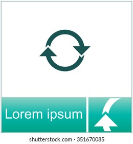 Update icon. Vector illustration