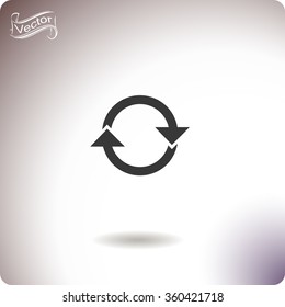 Update icon. Vector illustration