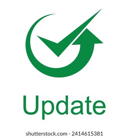 diseño de ilustración de icono de actualización