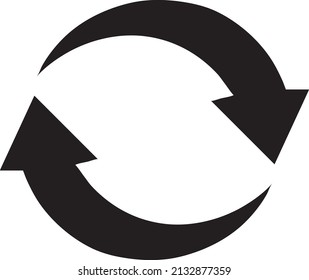 Update icon vector illustration on white background..eps