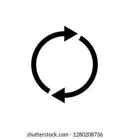 Update icon vector. Reload symbol. refresh icon