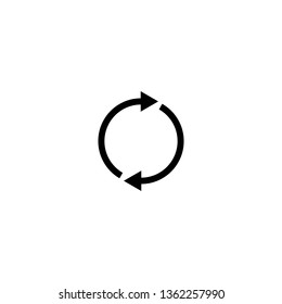 Update icon vector. Reload symbol. refresh icon