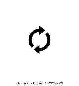 Update icon vector. Reload symbol. refresh icon
