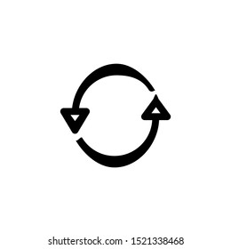 Update icon. Web refresh symbol. Arrow sign