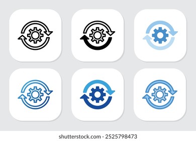 Update icons with various design styles