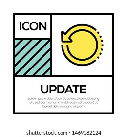 UPDATE AND ILLUSTRATION ICON CONCEPT