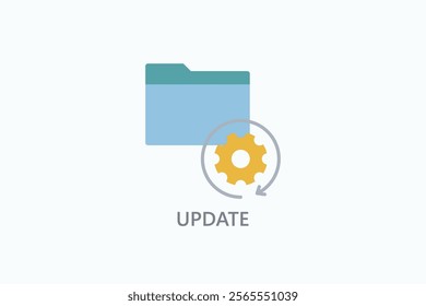 Update Isolated Vector, Icon Or Logo Sign Symbol Illustration