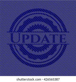Update jean or denim emblem or badge background