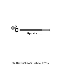 Update maintenance progress icon vector