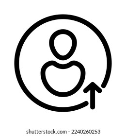update profile icon or logo isolated sign symbol vector illustration - high quality black style vector icons
