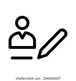 update profile icon or logo isolated sign symbol vector illustration - high quality black style vector icons
