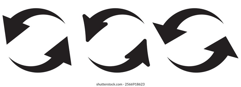 update sign glyph icon. Simple illustration for ,website or mobile application on white background . 9