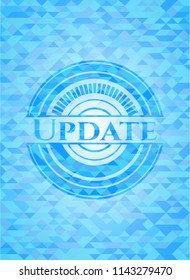 Update sky blue mosaic emblem