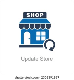 Symbol-Konzept für Store und Shop aktualisieren