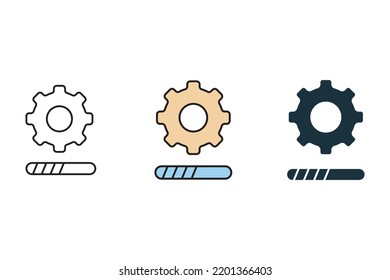 Update System Icons  Symbol Vector Elements For Infographic Web