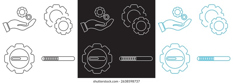 Update, upgrade, and install concept icon. Vector pictograms of body organs icon. Vector for websites, mobile interfaces, presentations, banner, visual branding etc. Vector illustration. EPS 10