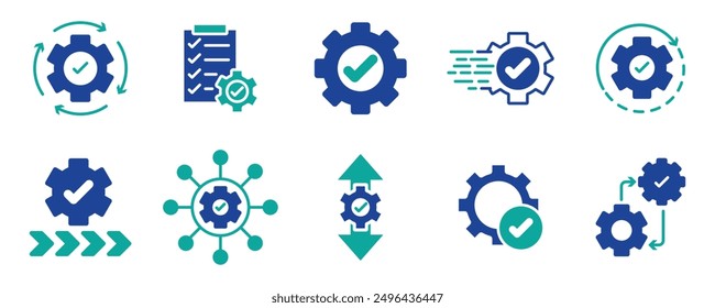 Actualizar, Mejorar, barra de progreso e instalar concepto editable icono de contorno de trazo aislado en Ilustración vectorial plana de fondo blanco.