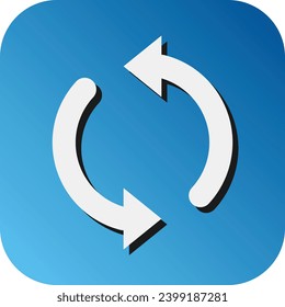 Update Vector Glyph Gradient Background Icon For Personal And Commercial Use.
