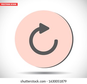 Update vector icon , lorem ipsum Flat design