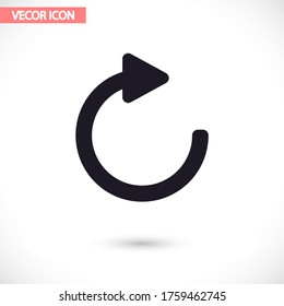 Update vector icon , lorem ipsum Flat design