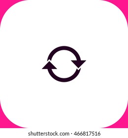 Update vector icon on white background.