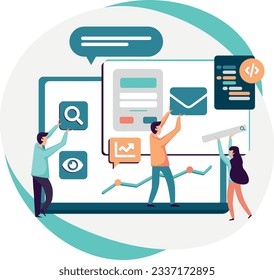 Updates on the site, site creation, little men create a site