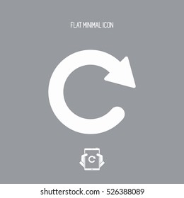 Updates - Vector flat minimal icon