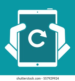 Updates - Vector flat minimal icon