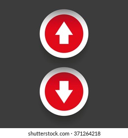 Up-down arrow graphics  buttons