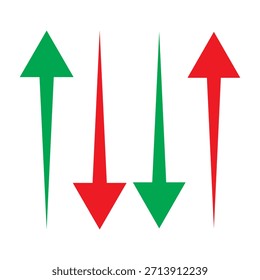 Aufwärtspfeil-Symbol einzeln auf weißem Hintergrund. Multimedia-Symbol modern, einfach, Vektor, Symbol für Website-Design, mobile App, Ui. Vektorgrafik