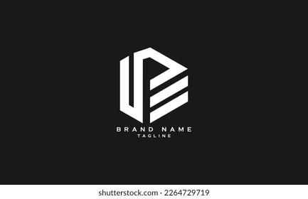 UPE, PUE, EPU, Resumen diseño inicial de logotipo en letra monográfica