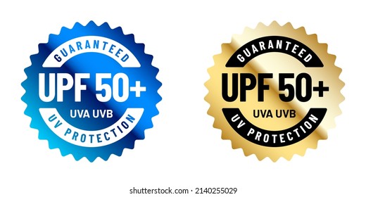 UPF icon. Ultraviolet Protection Factor sign. Ultra violet sun rays protection symbol. Vector illustration. 